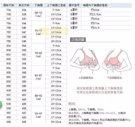 34B胸围的标准尺寸是多少？详细解析内衣尺码