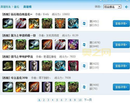 盖伦这个英雄打高端局可以吗？老玩家告诉你答案