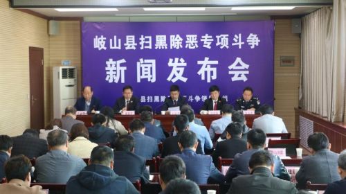 岐山县扫黑除恶专项斗争成效显著