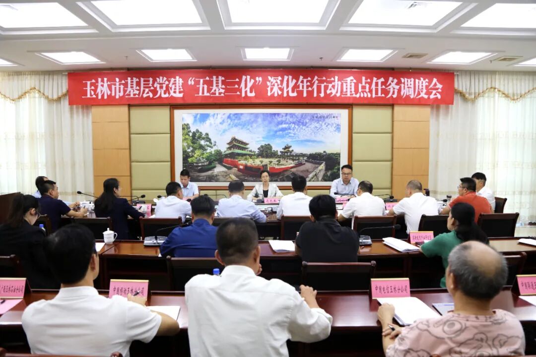 玉林市党建重点任务调度会_玉林市党建平台_玉林市基层党建五基三化深化年行动