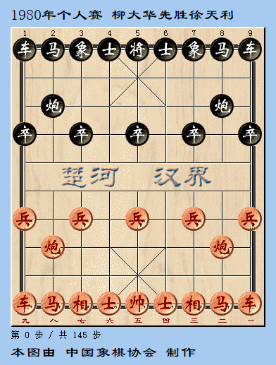 象棋大师对局精选_中国象棋历史名局_李来群最漂亮的一盘棋