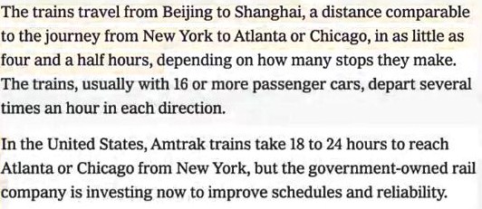 【中国那些事儿】美国高官乘坐中国高铁 美媒又“酸”了
