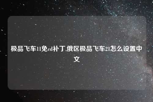 极品飞车11免cd补丁,俄区极品飞车21怎么设置中文