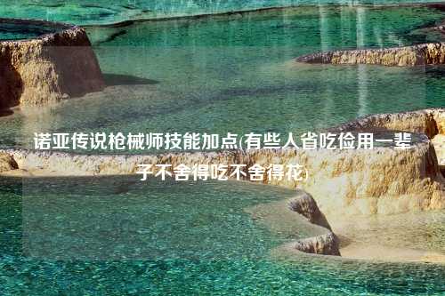 诺亚传说枪械师技能加点(有些人省吃俭用一辈子不舍得吃不舍得花)