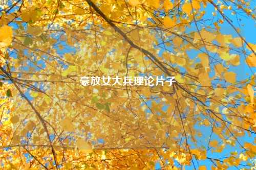 豪放女大兵理论片子