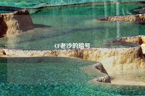 CF老沙的暗号